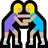 Women Wrestling: Medium-Light Skin Tone