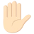 Raised Hand: Light Skin Tone