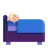Person In Bed: Medium-Light Skin Tone