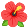 Emoji Ibisco 🌺 image - Facebook Messenger (2016) style