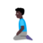 Man Kneeling: Dark Skin Tone