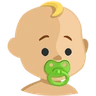 Baby: Medium-Light Skin Tone Emoji 👶🏼 image - Facebook Messenger (2016) style