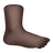 Foot: Dark Skin Tone