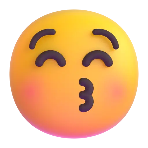 Kissing Face With Closed Eyes