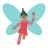 Woman Fairy: Medium Skin Tone