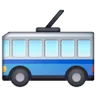 Trolleybus Emoji 🚎 image - Samsung style