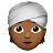 Person Wearing Turban: Medium-Dark Skin Tone