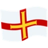 Flag: Guernsey Emoji 🇬🇬 image - Facebook Messenger (2016) style