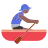 Man Rowing Boat: Medium-Dark Skin Tone