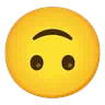 Emoji Faccia capovolta 🙃 image - Google Noto Color Animated style