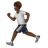 Person Running: Medium-Dark Skin Tone