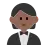 Person In Tuxedo: Medium-Dark Skin Tone