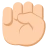 Raised Fist: Medium-Light Skin Tone