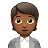 Office Worker: Medium-Dark Skin Tone