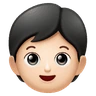 Child: Light Skin Tone Emoji 🧒🏻 image - Huawei Harmony OS style