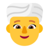Woman Wearing Turban Emoji 👳‍♀️ image - Microsoft Classic 2D style