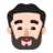 Man: Light Skin Tone, Beard