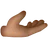 Palm Up Hand: Medium-Dark Skin Tone