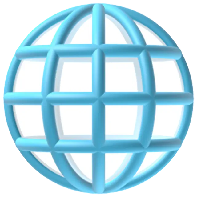 Globe With Meridians