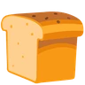 Emoji Pâine 🍞 image - Facebook Messenger (2016) style