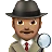 Man Detective: Medium Skin Tone