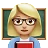 Woman Teacher: Medium-Light Skin Tone