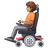 Person In Motorized Wheelchair: Medium Skin Tone