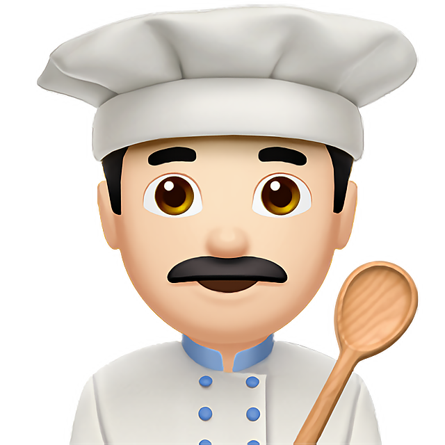 Man Cook: Light Skin Tone