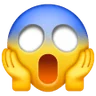 面對恐懼尖叫 Emoji 😱 image - Samsung style
