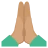 Folded Hands: Medium Skin Tone