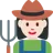 Woman Farmer: Light Skin Tone