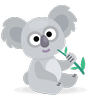 Emoji Koala 🐨 image - Skype style