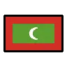 Flag: Maldives Emoji 🇲🇻 image - OpenMoji style