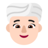 Woman Wearing Turban: Light Skin Tone Emoji 👳🏻‍♀️ image - Microsoft Classic 2D style
