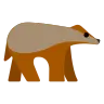 Tejón Emoji 🦡 image - Tossface style