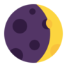 ワックスの三日月のシンボル Emoji 🌒 image - Microsoft Classic 2D style