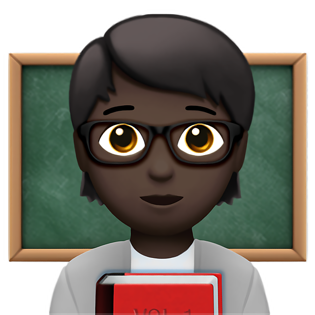 Teacher: Dark Skin Tone