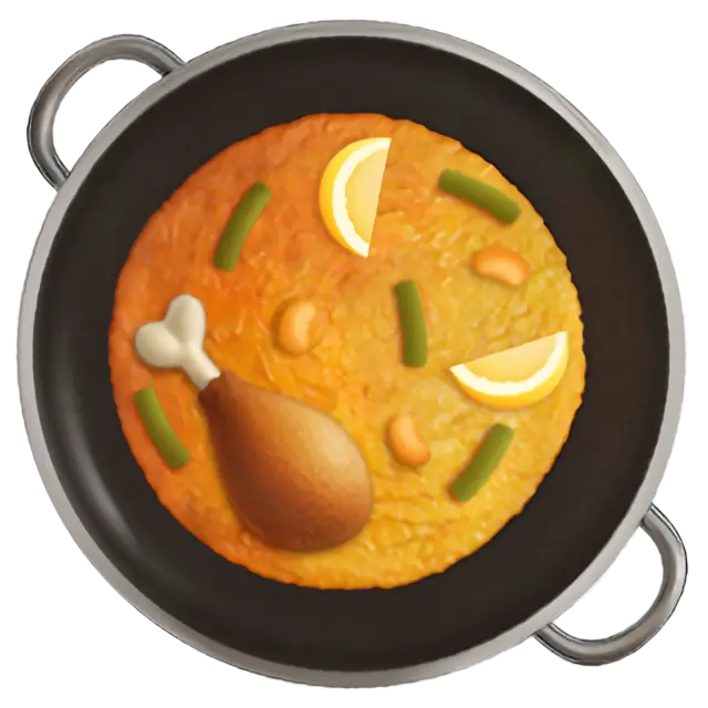 Shallow Pan Of Food