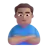 Man Pouting: Medium Skin Tone