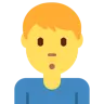 Man Pouting Emoji 🙎‍♂️ image - Twitter / X (Twemoji) style