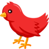 鸟 Emoji 🐦 image - Facebook Messenger (2016) style