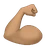 Flexed Biceps: Medium Skin Tone