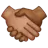 Handshake: Medium Skin Tone, Medium-Dark Skin Tone