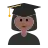 Woman Student: Medium-Dark Skin Tone