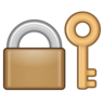 Emoji Zárt zár kulccsal 🔐 image - Emojidex style