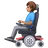 Man In Motorized Wheelchair: Medium Skin Tone