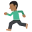 Person Running: Medium-Dark Skin Tone