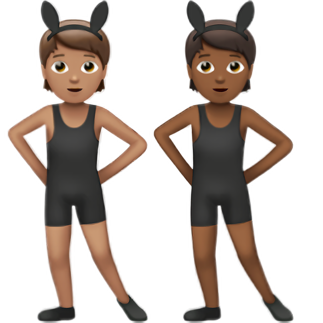People With Bunny Ears: Medium Skin Tone, Medium-Dark Skin Tone