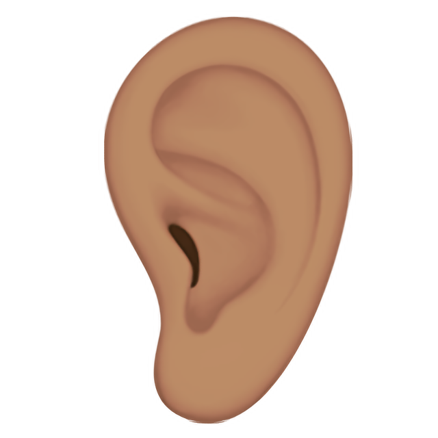 Ear: Medium Skin Tone