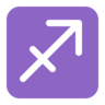 Sagittaire Emoji ♐ image - Microsoft Classic 2D style